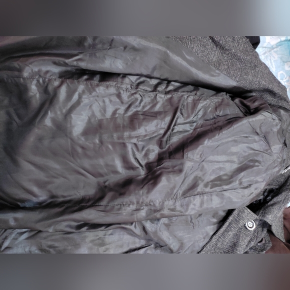 Trench Coat Double Breasted Winter Coat Lapel Collar over knee - Picture 9 of 12